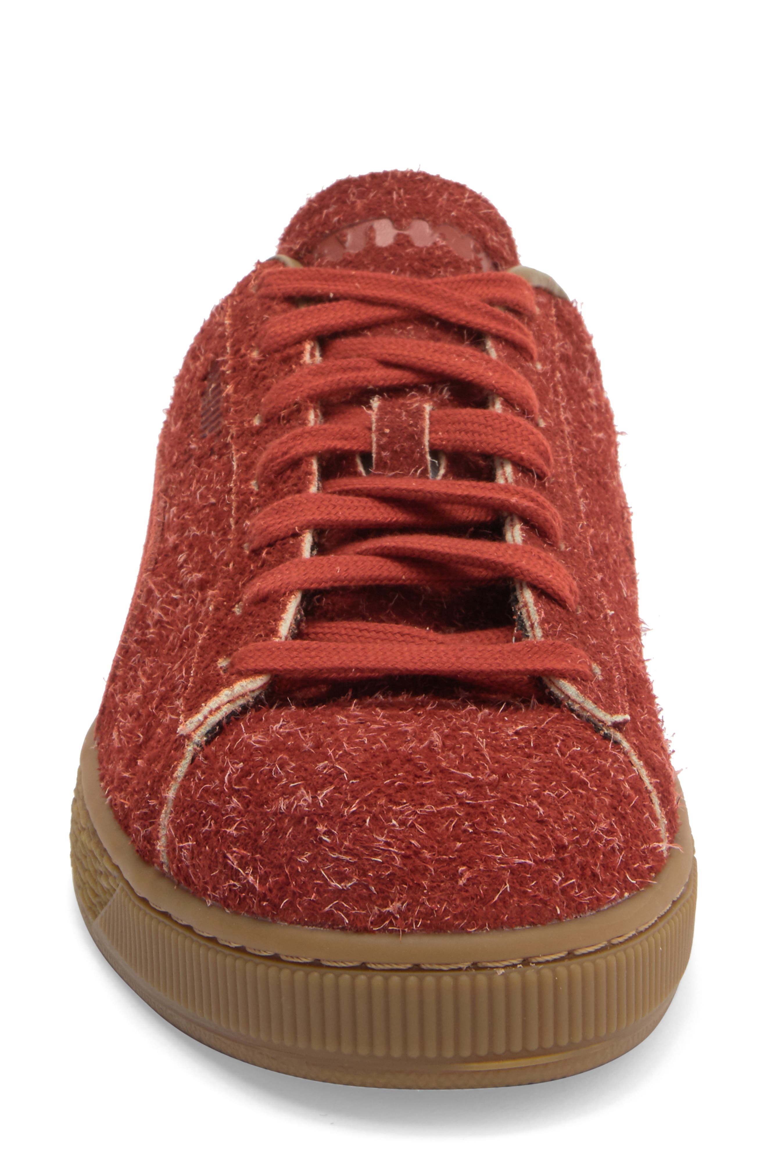 PUMA x Daniëlle Cathari Fuzzy Suede Sneaker, Alternate, color, Mars Red