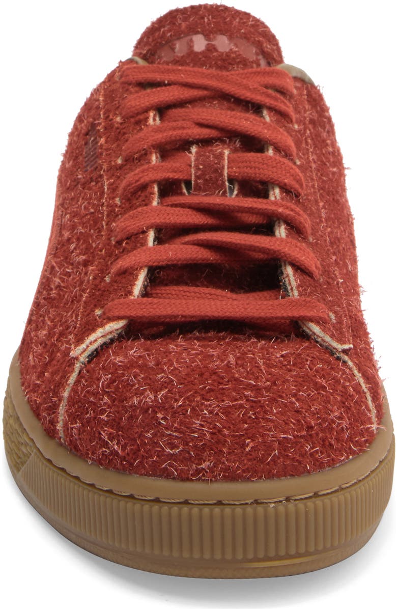 PUMA x Daniëlle Cathari Fuzzy Suede Sneaker, Alternate, color, Mars Red