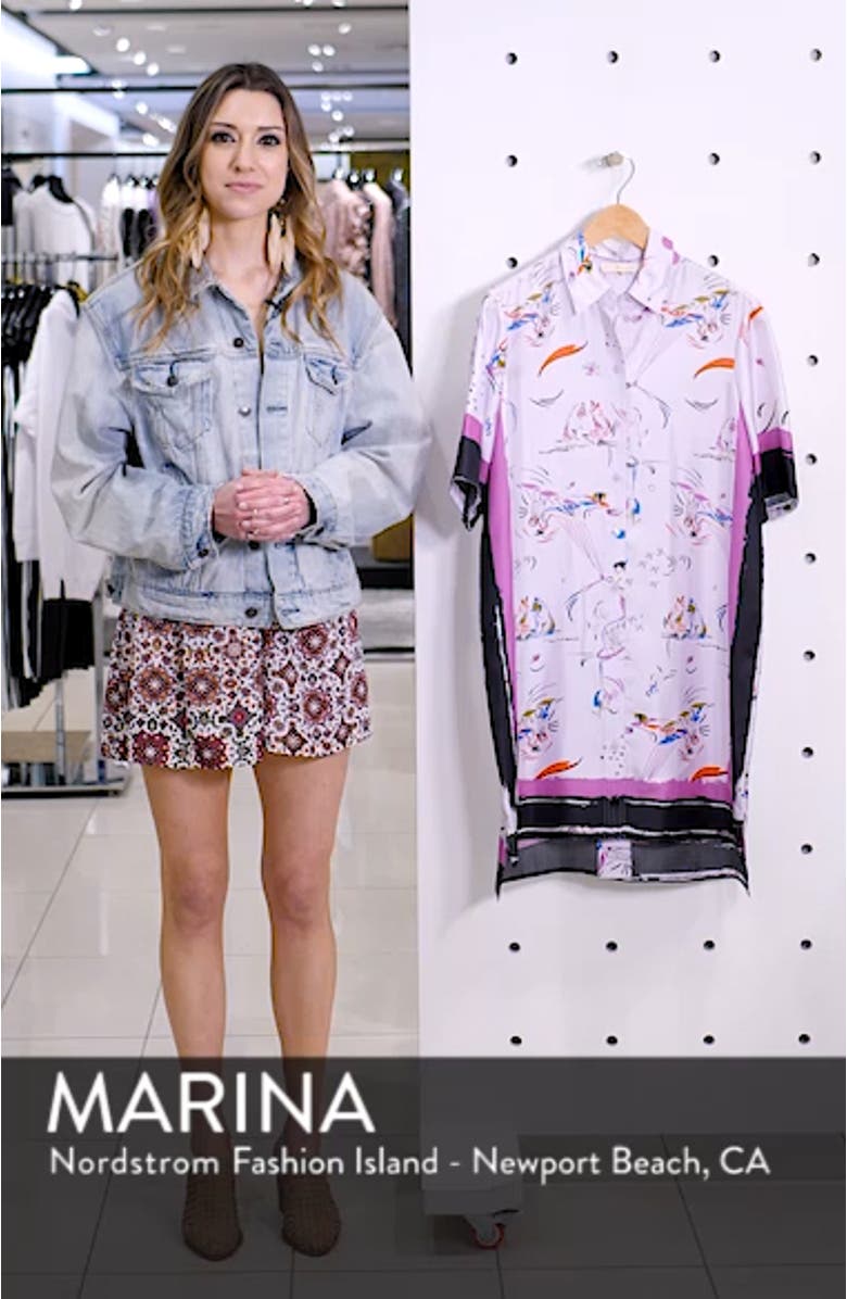 Painted Border Shirtdress, sales video thumbnail