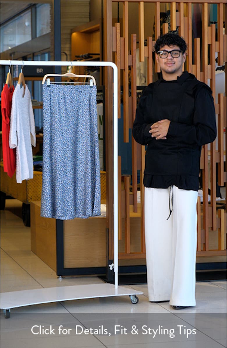 Geo Printed Slip Skirt, sales video thumbnail