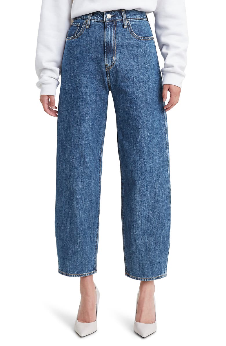 Levi's<sup>®</sup> Balloon Leg High Waist Jeans, Main, color, 