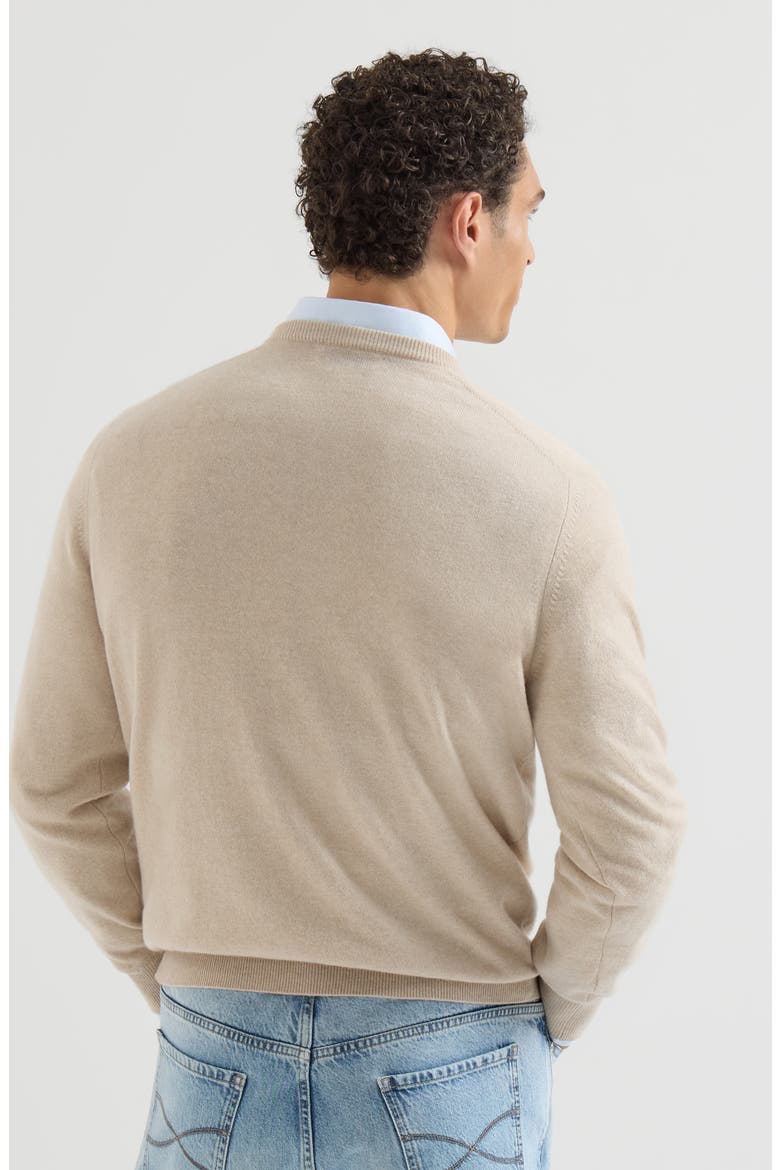 Cashmere sweater, Alternate, color, Sand