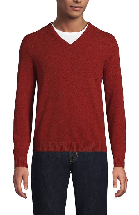 Fine Gauge Cashmere V-neck Sweater