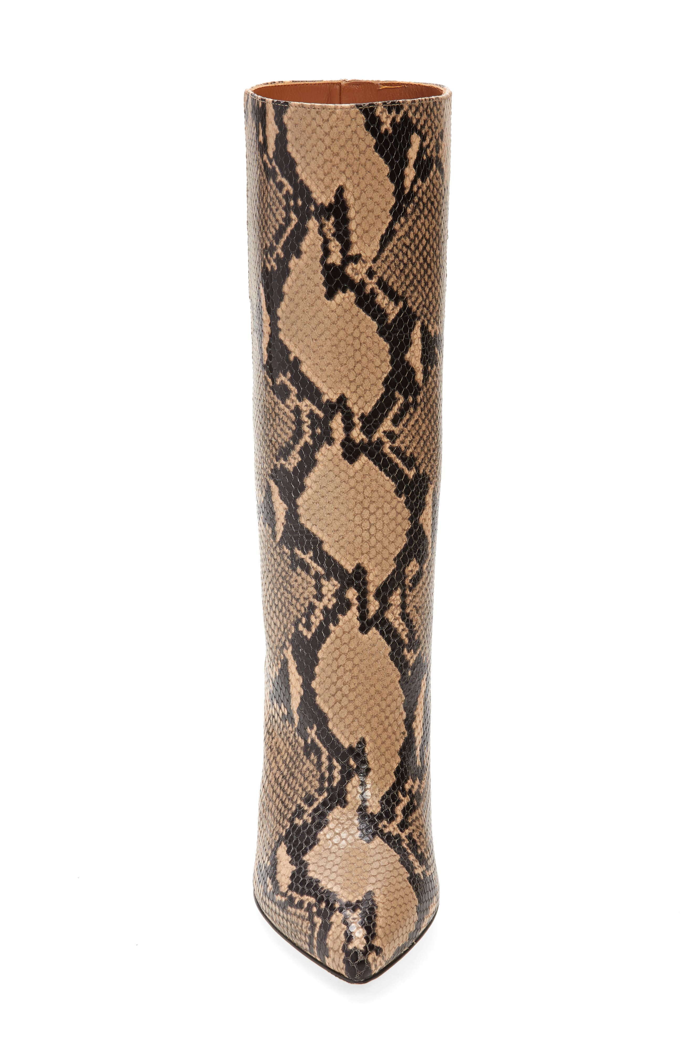 Paris Texas Python Embossed Boot, Alternate, color, 