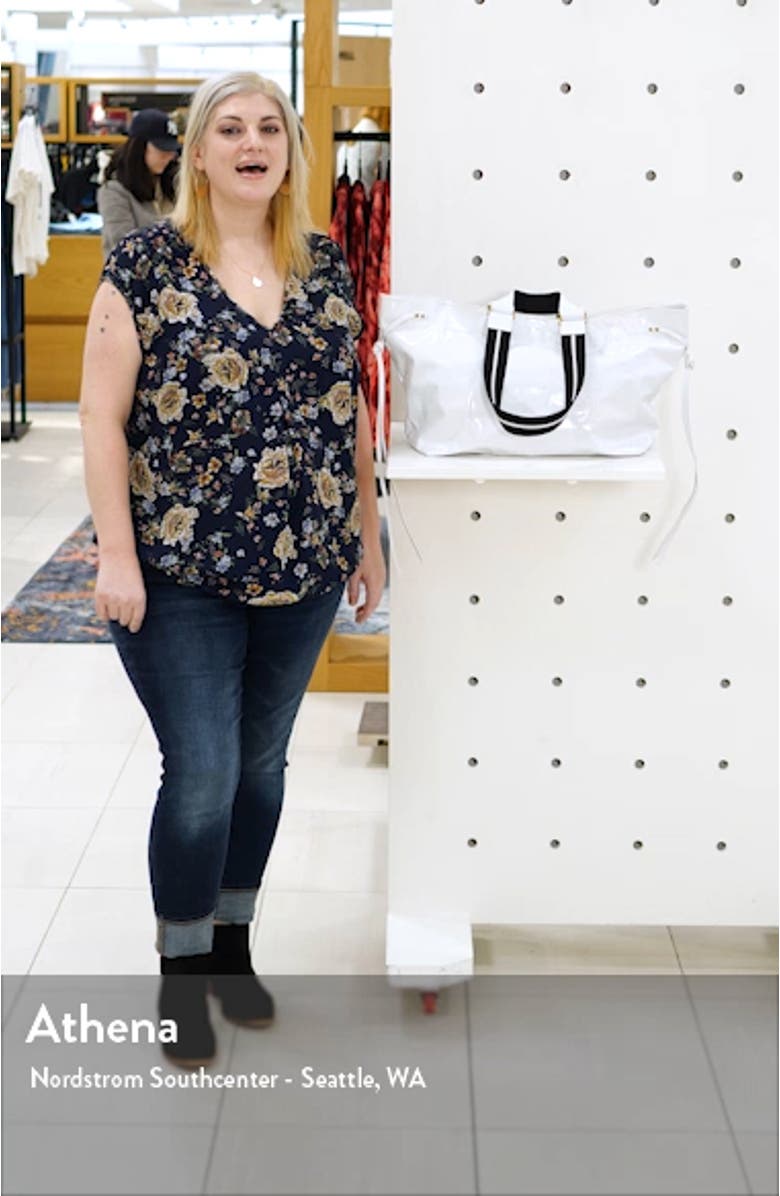 Wardy New Leather Shopper Tote, sales video thumbnail