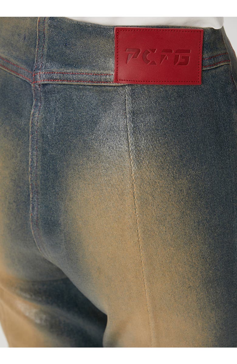 PCFG Cotton Coated Flare Pant, Alternate, color, Blue