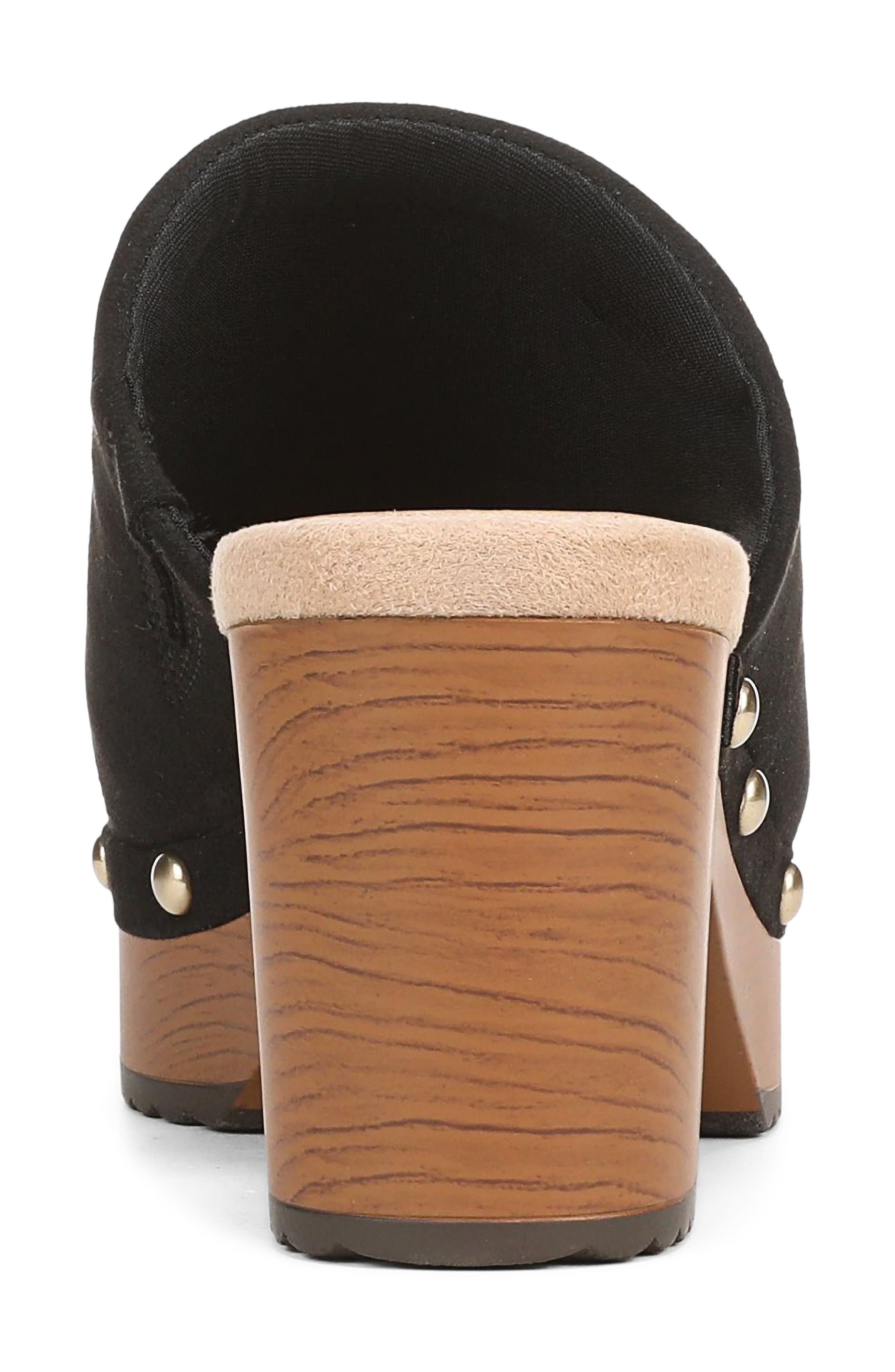 Classic Joy Clog, Alternate, color, BLACK MICROSUEDE