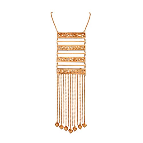 Dhwani Bansal Inaayat Necklace In Antique Gold Plated