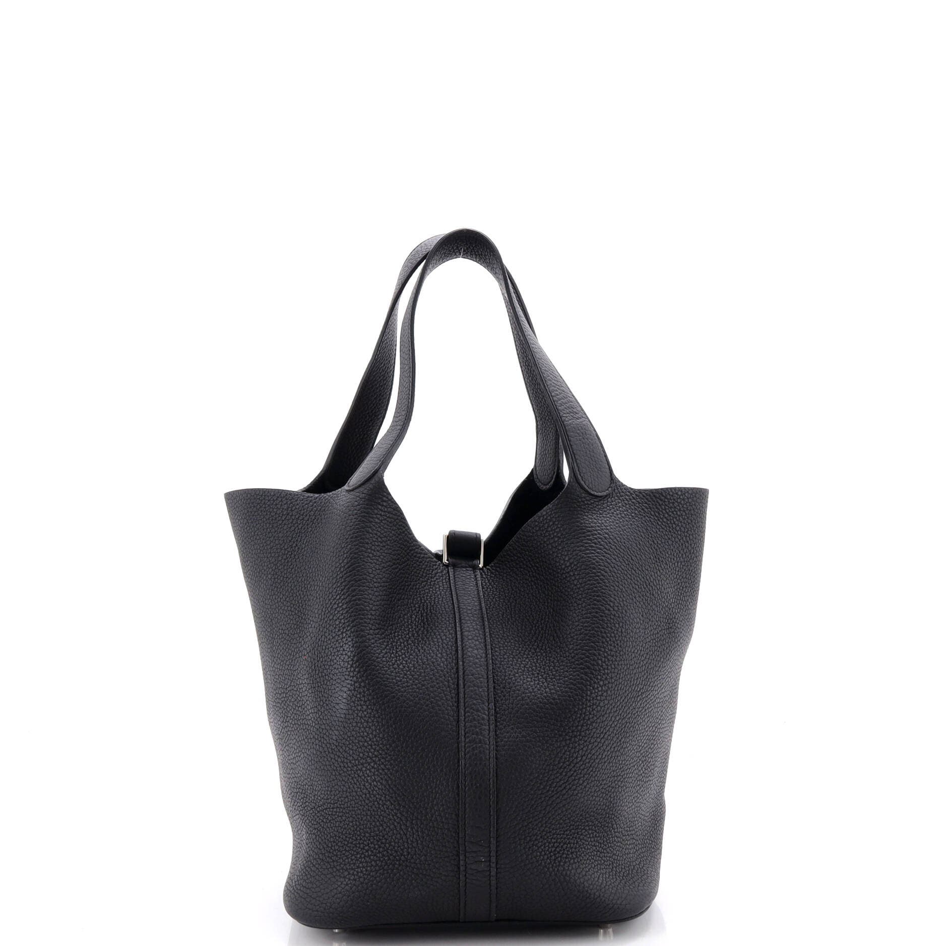 Picotin Lock Bag Clemence GM, Alternate, color, Noir