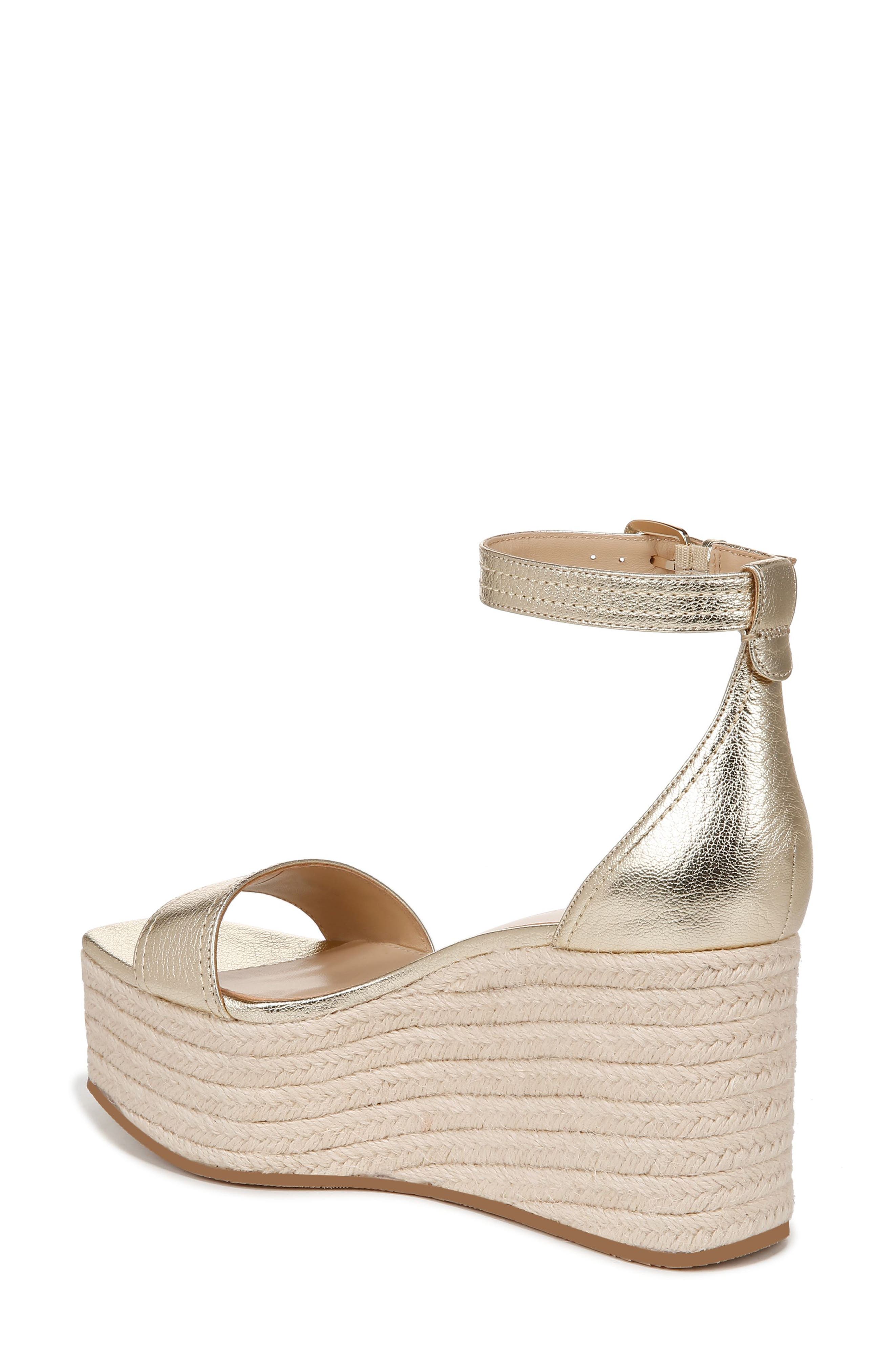 Veronica Beard Gianna Platform Wedge Sandal, Alternate, color, 