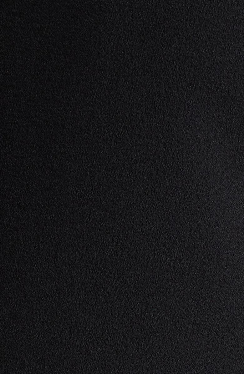 Eliza J Sleeveless Peplum Waistcoat Jumpsuit, Alternate, color, Black