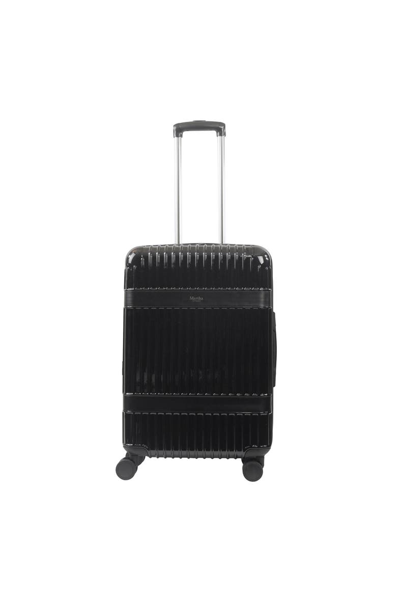 The Bedford 26" Hardside Spinner, Alternate, color, BLACK