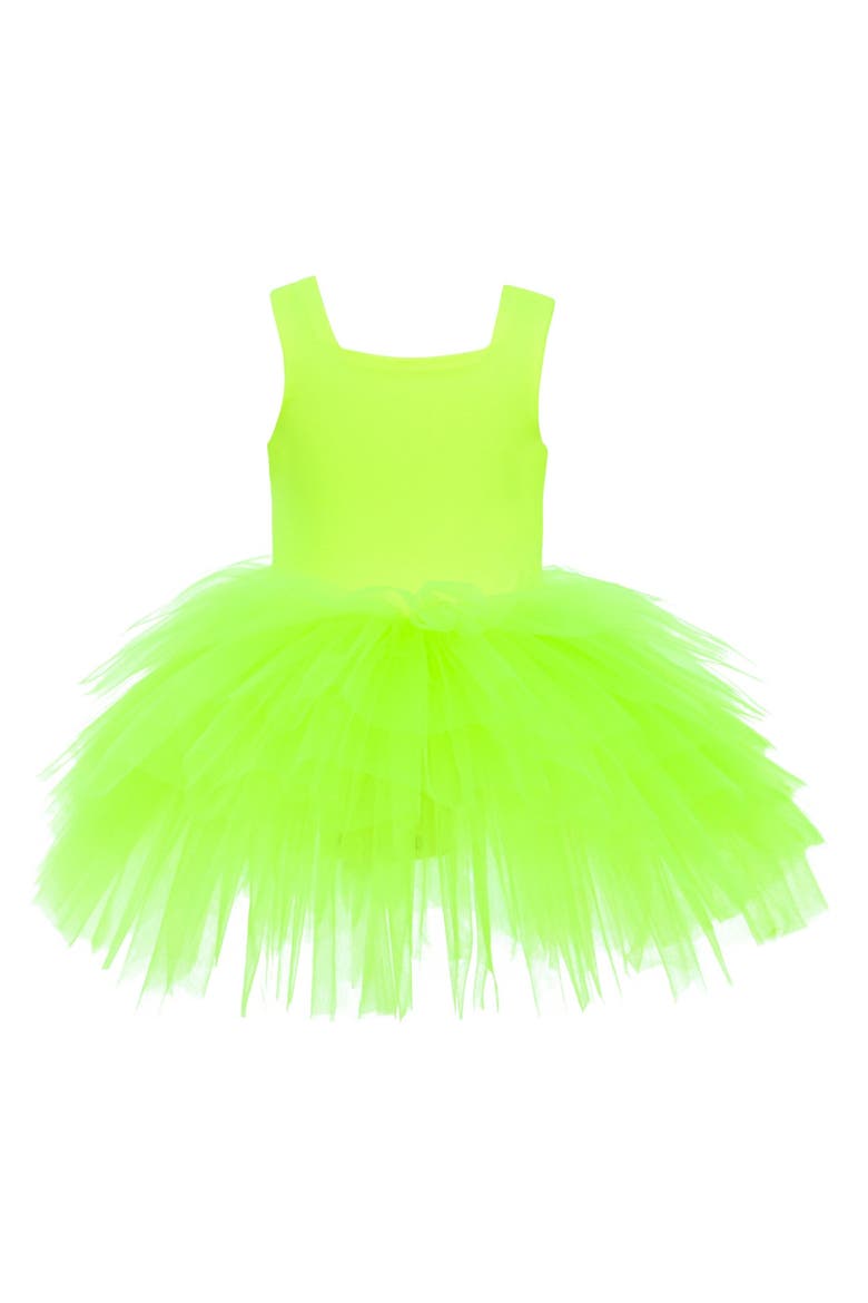 Neon Tutu Dress, Main, color, Yellow