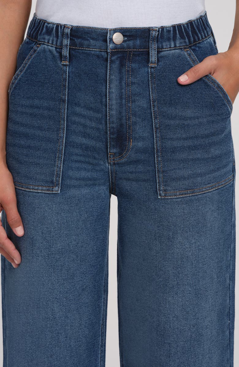 Sanctuary Denim Celeste High Waist Wide Leg Jeans, Alternate, color, Medium Wash