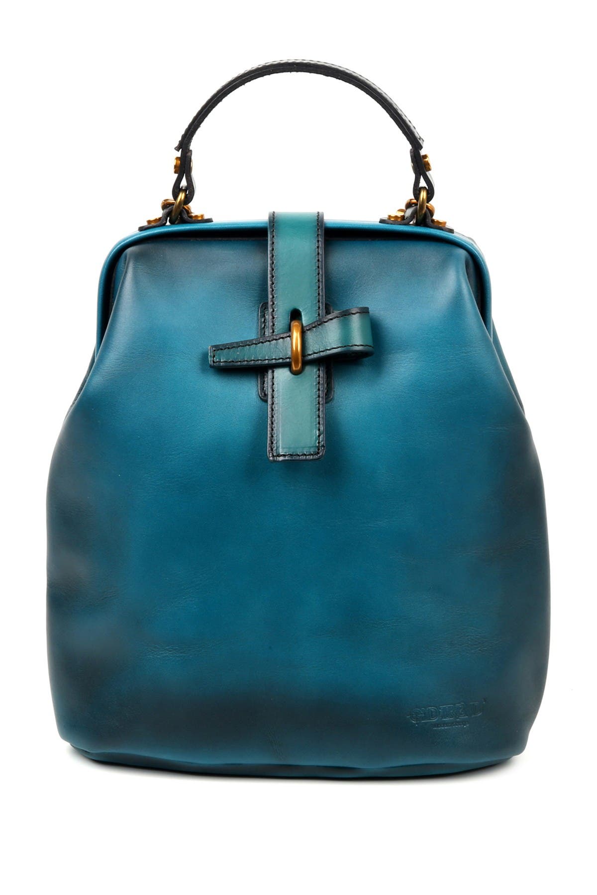Pamela Convertible Leather Backpack, Alternate, color, TURQUOISE
