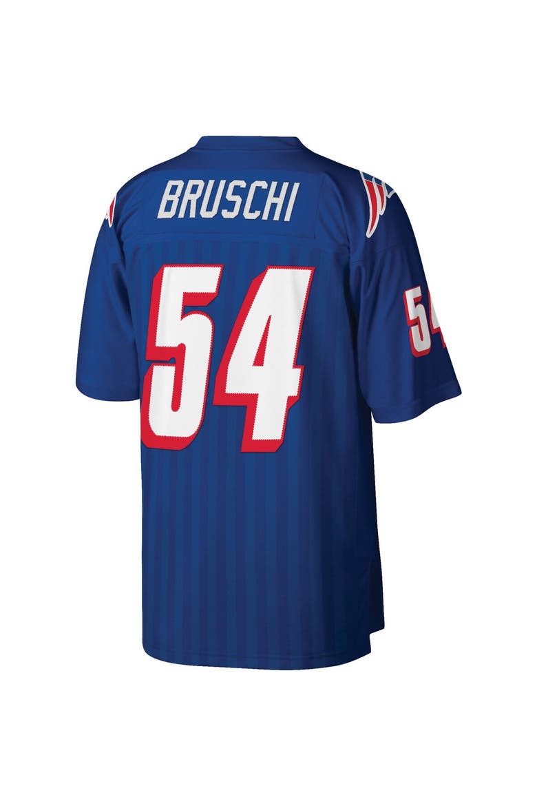 Men's Mitchell & Ness Tedy Bruschi Royal New England Patriots Legacy Replica Jersey, Alternate, color, Royal