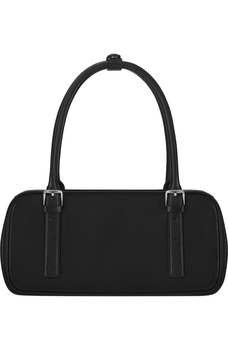 Stand Oil Faux Leather Square Bowling Bag, Alternate, color,