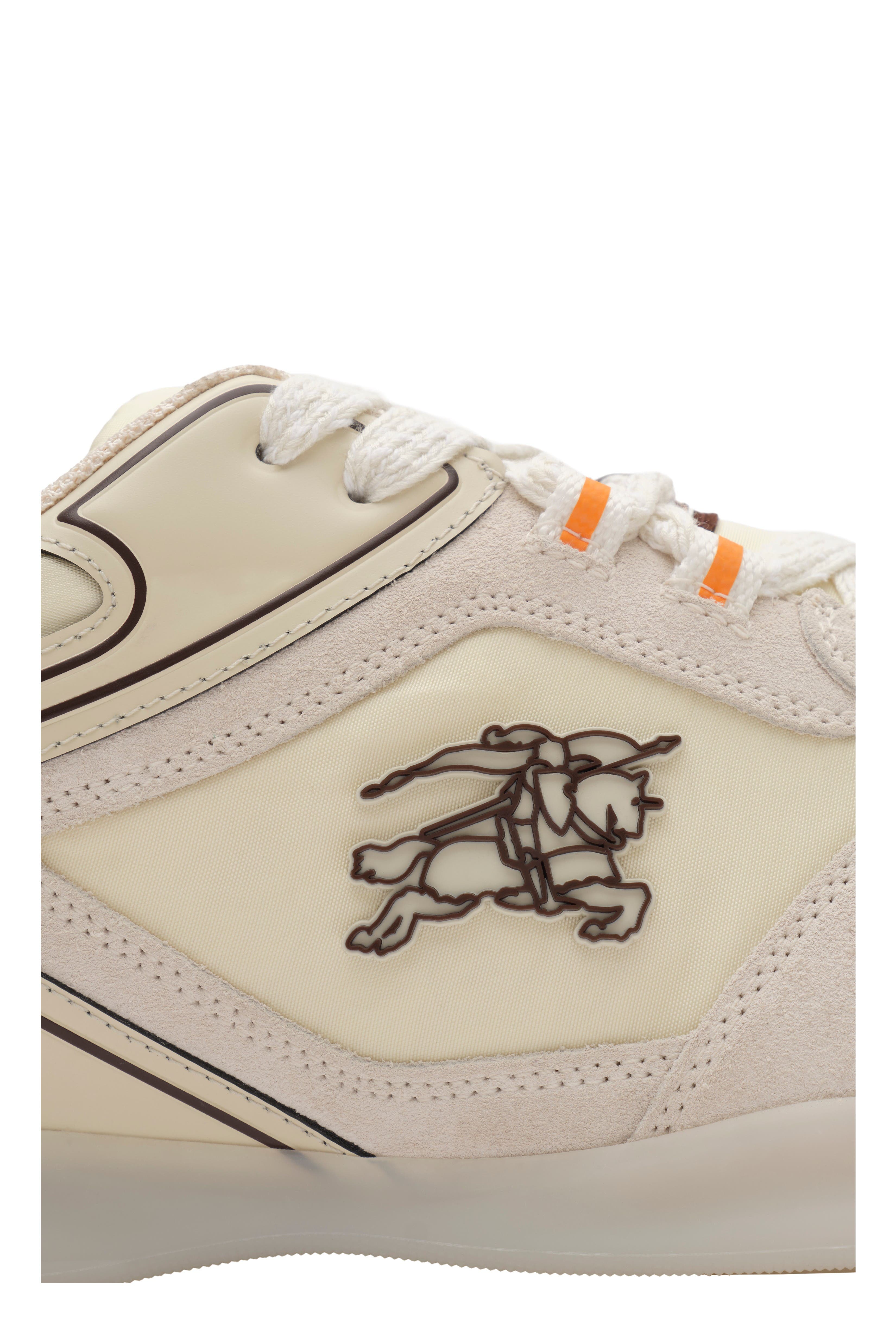 Burberry Men's Check Matrix Sport Sneakers, Alternate, color, Ceramic White