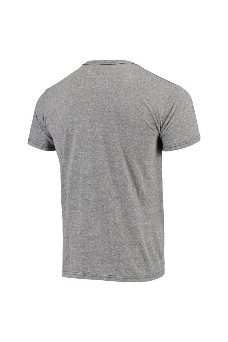 Men's Original Retro Brand Heathered Gray Florida Gators Vintage Logo Tri-Blend T-Shirt, Alternate, color, Heather Gray