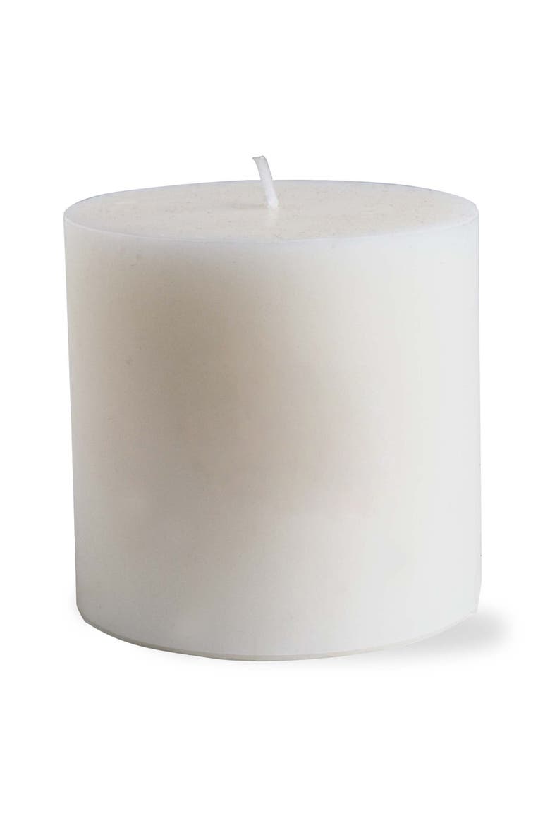 Chapel Paraffin Wax Candle Elegant Home Decor Lighting, Alternate, color, White