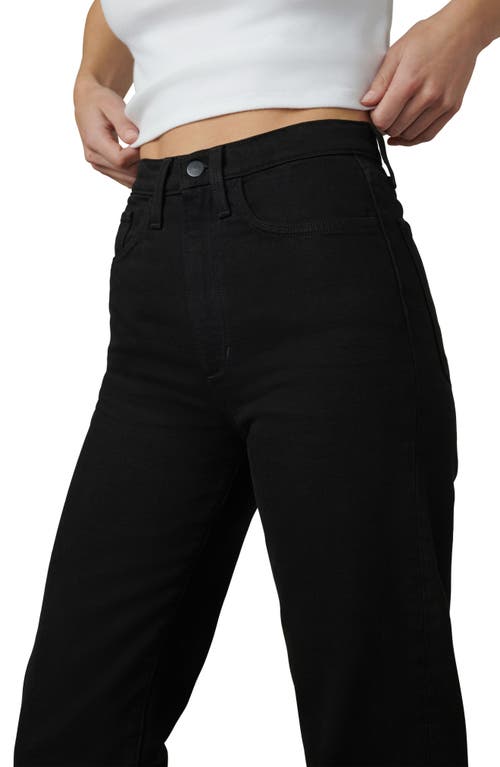 Joe's The Margot High Waist Straight Leg Jeans In Black