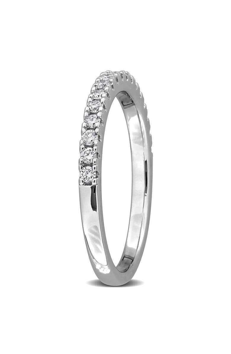 Created Forever Sterling Silver Lab Grown Diamond Anniversary Band Ring, Alternate, color, White/ Silver