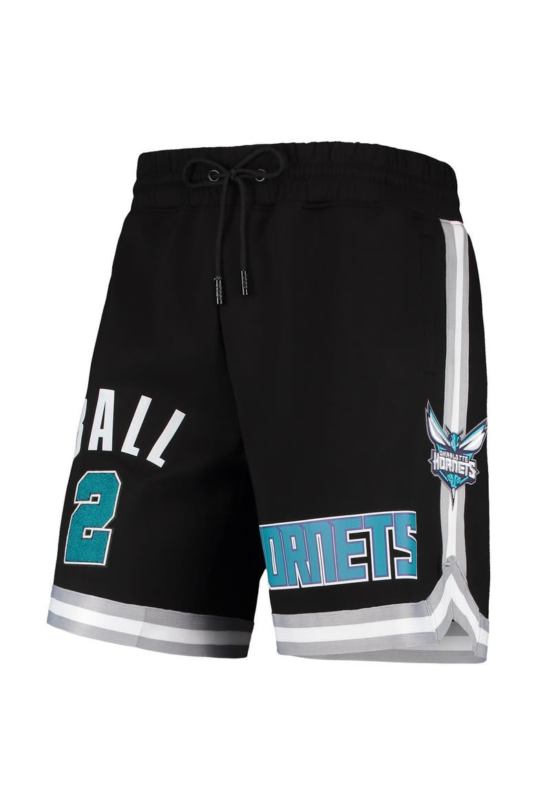 Men's Pro Standard LaMelo Ball Black Charlotte Hornets Team Player Shorts, Alternate, color, Black