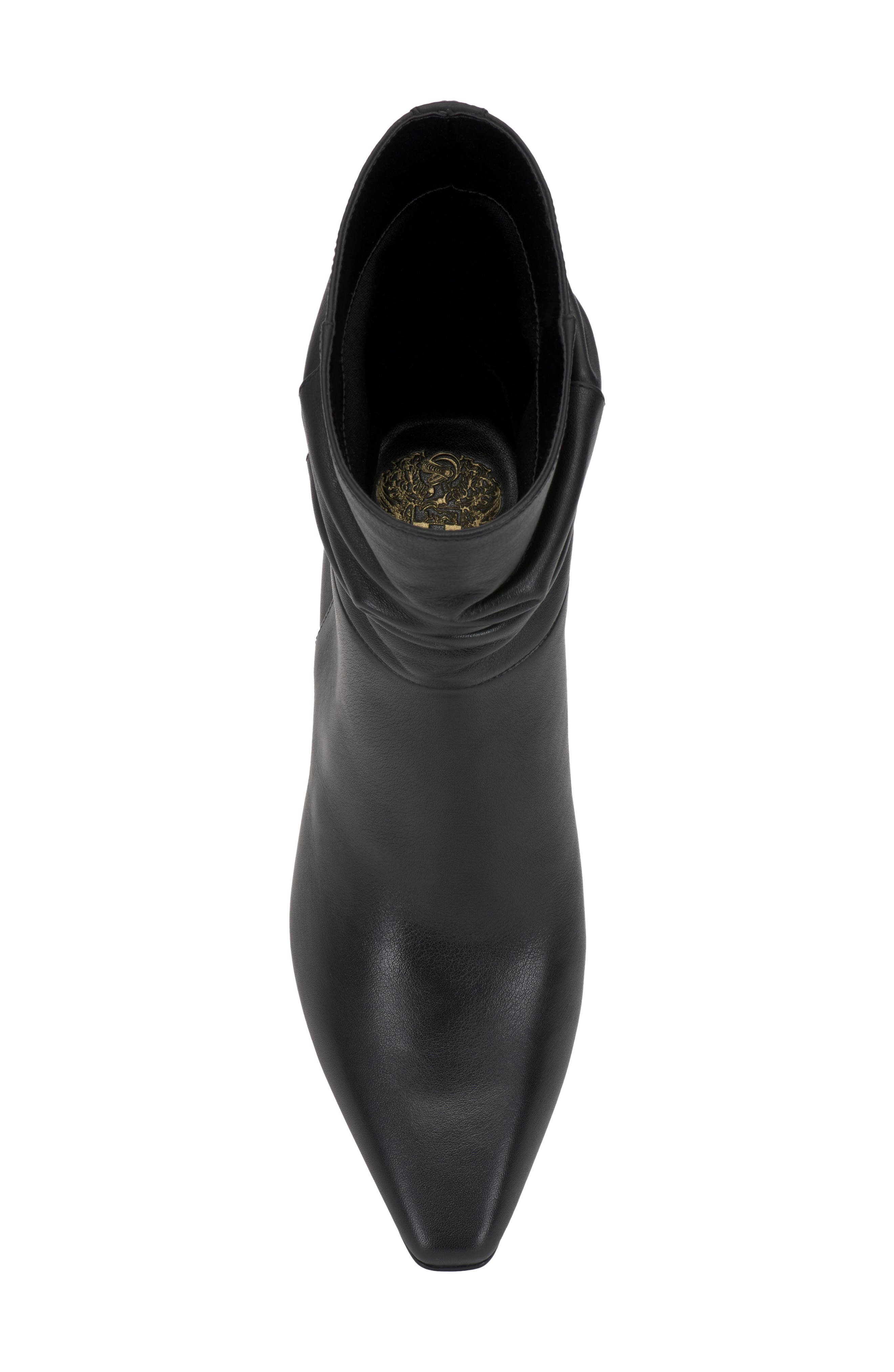 Grenna Leather Bootie, Alternate, color, BLACK