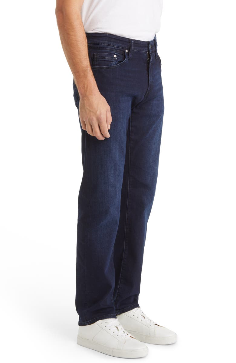 Mavi Jeans Zach Straight Leg Jeans, Alternate, color, Blue Black Tonal Williamsburg