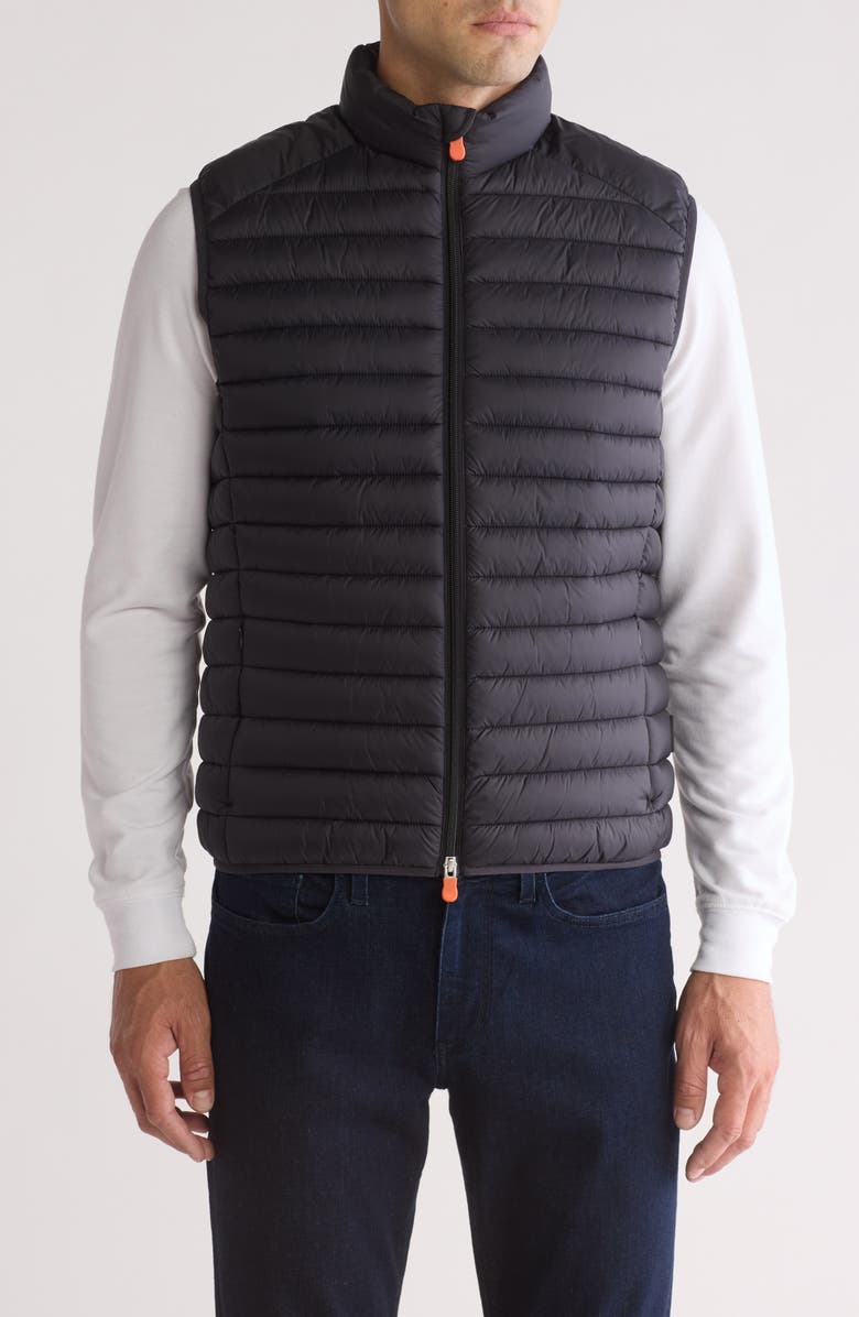 Save The Duck Water Repellent Packable Puffer Vest, Main, color, 