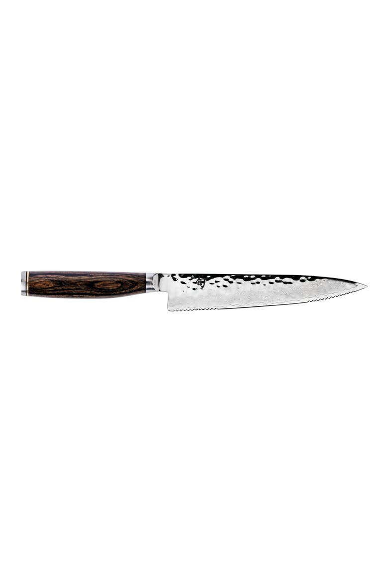 PREMIER SERRATED UTILITY 6.5, Main, color, BROWN