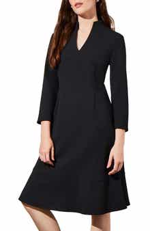 Deco Crepe Cocktail Dress