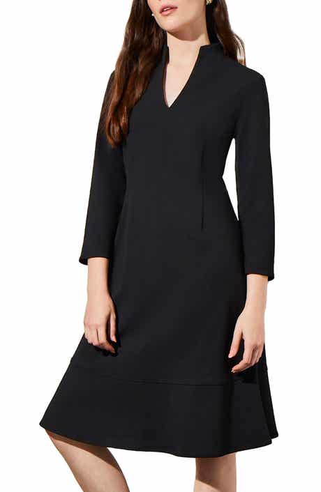 Deco Crepe Cocktail Dress