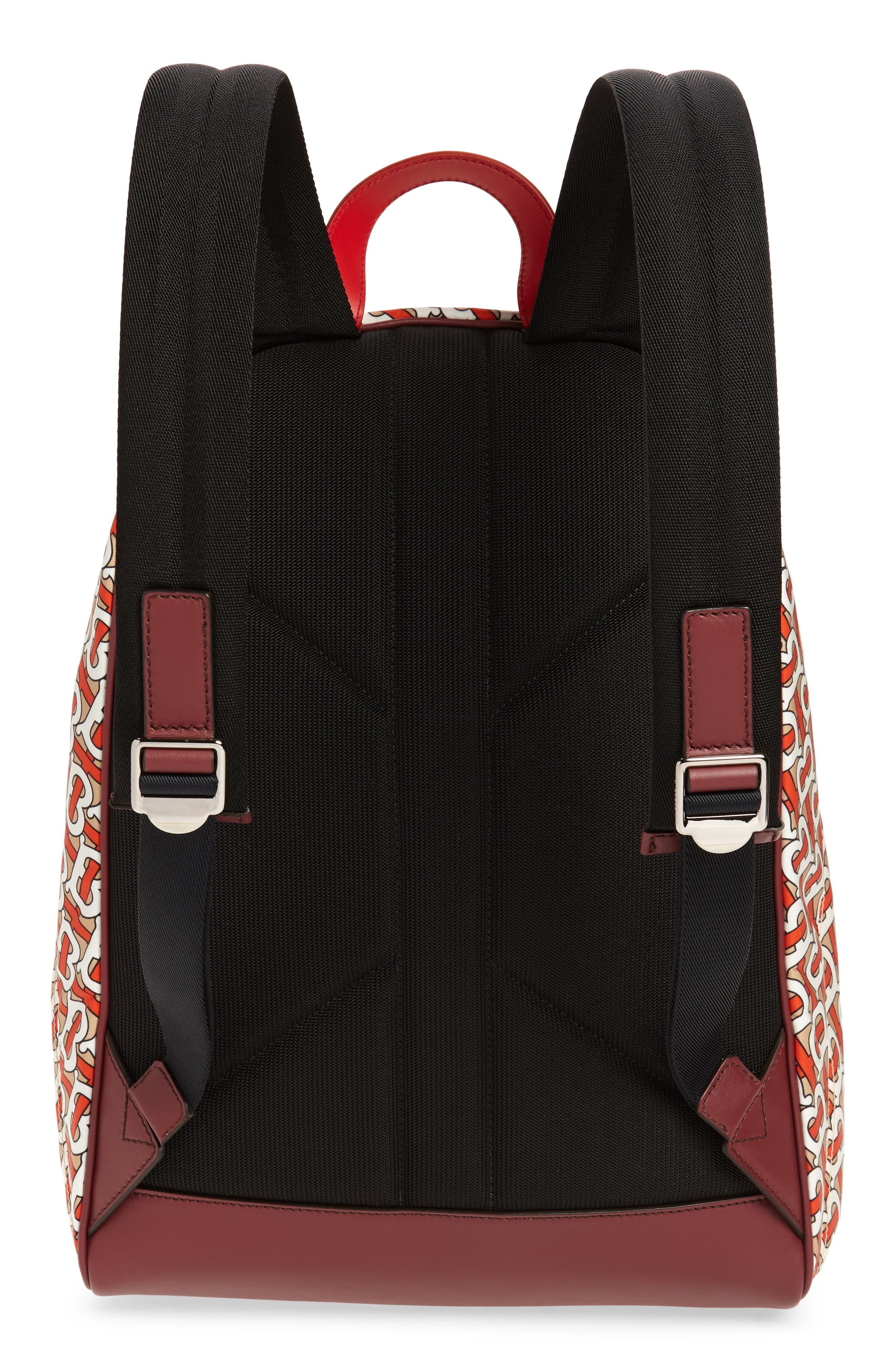Burberry Monogram Print Nylon Backpack, Alternate, color, 