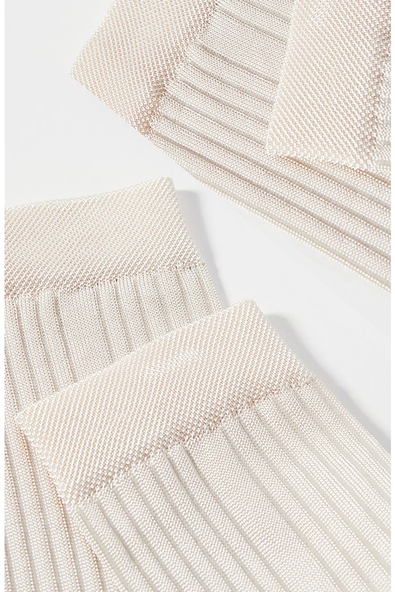 Silky Blend Assorted 2-Pack Rib Crew Socks, Alternate, color, IVORY