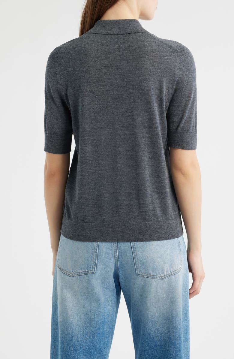 BOSS Fidenka Virgin Wool Polo Sweater, Alternate, color,