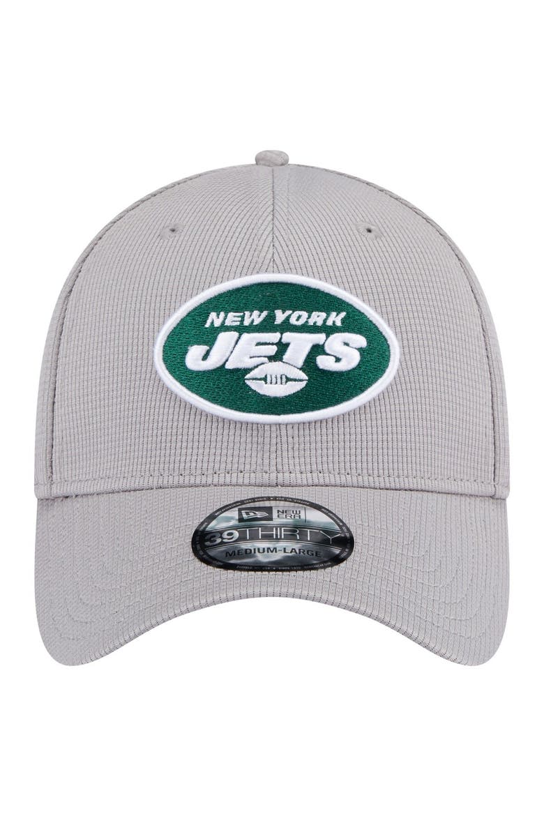 Men's New Era Gray New York Jets Active 39THIRTY Flex Hat, Alternate, color, Gray