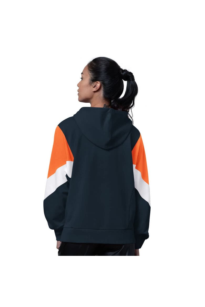 Women's Starter Navy Chicago Bears Scrimmage Hoodie, Alternate, color, Navy