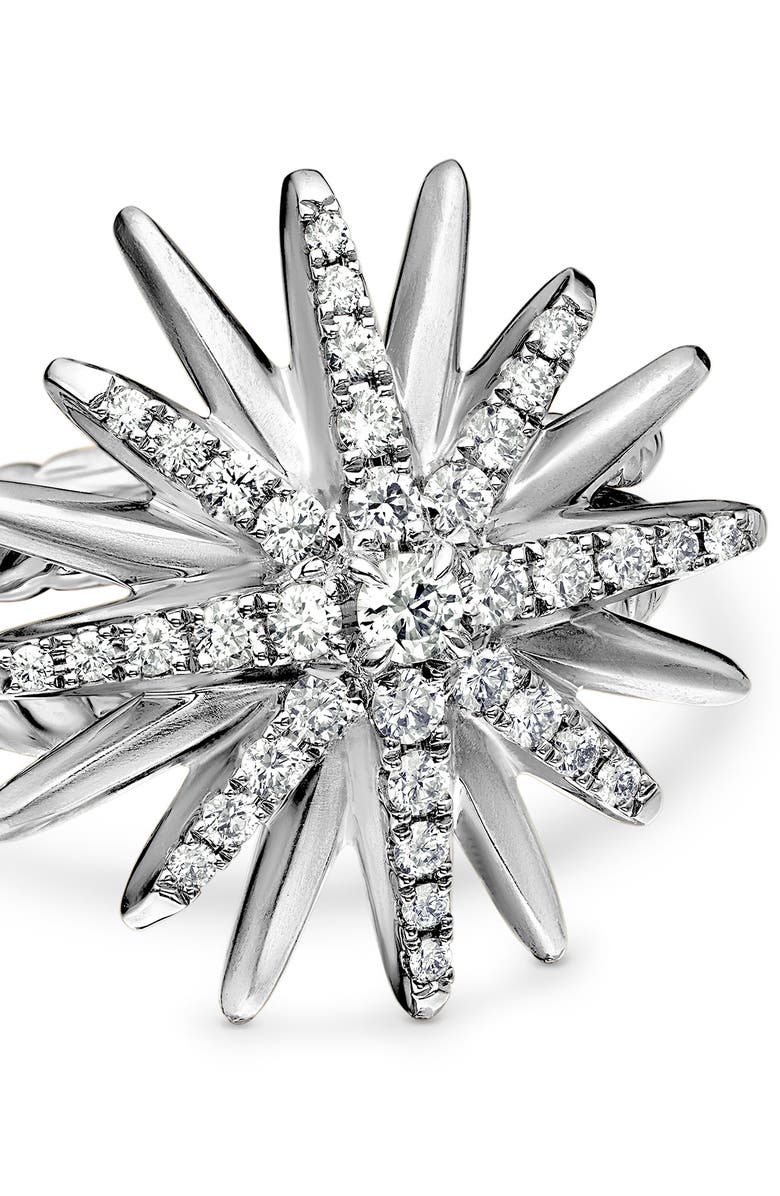 David Yurman Starburst Ring with Pavé Diamonds, Alternate, color, 