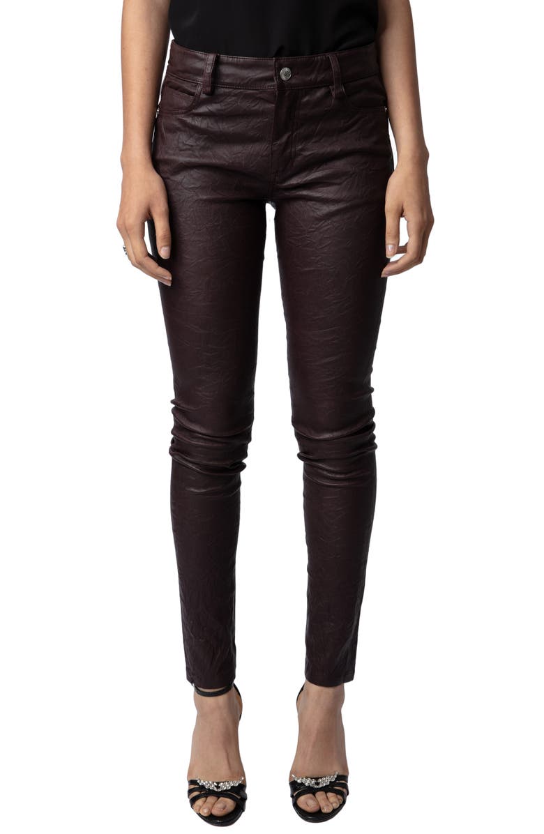 Zadig & Voltaire Phlame Leather Pants | Nordstrom