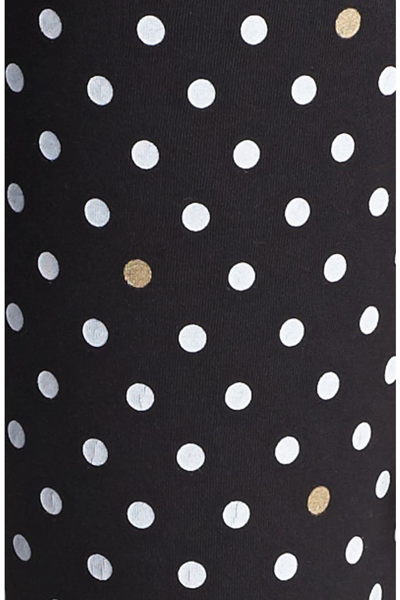 spot leggings, Alternate, color, BLACK