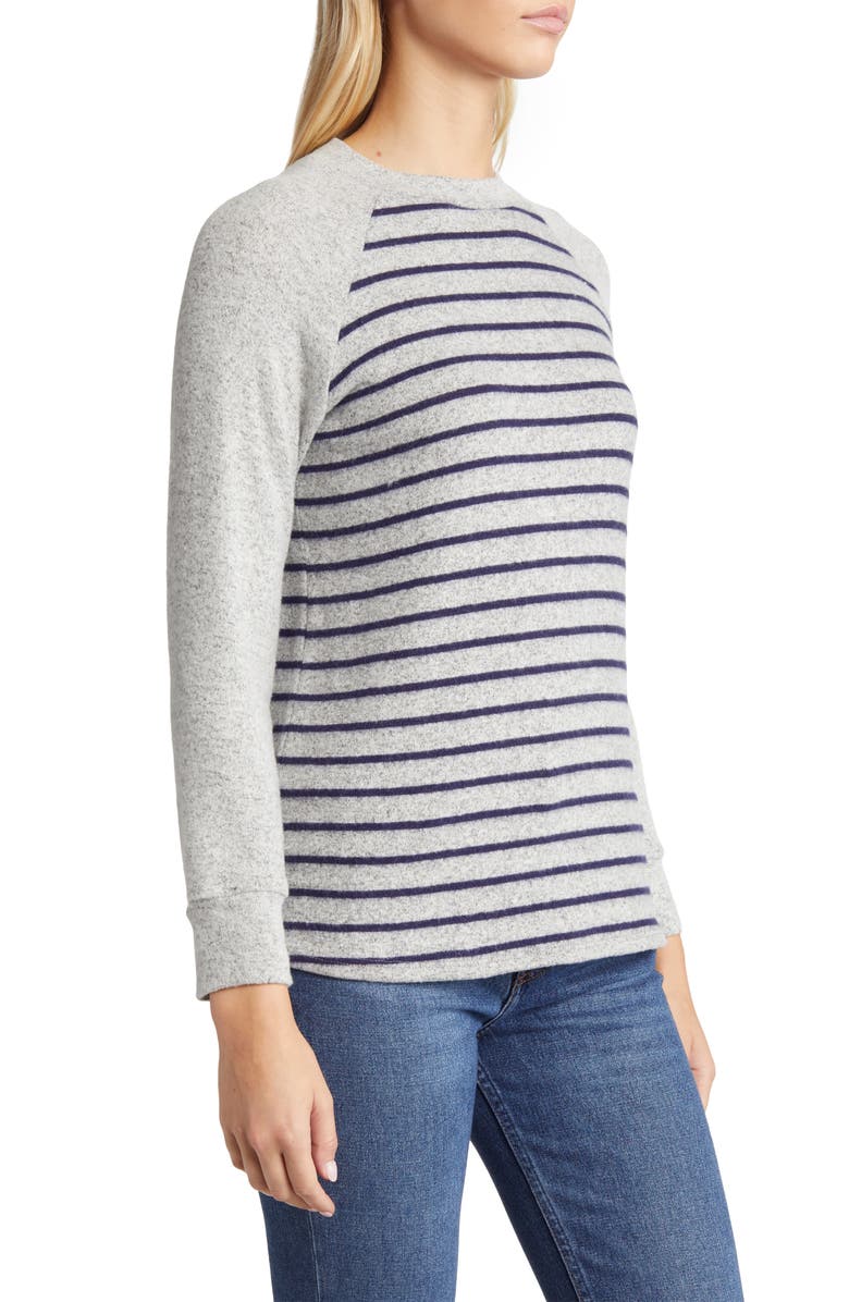 Loveappella Raglan Stripe Top, Alternate, color,
