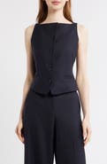 Theory Boatneck Vest