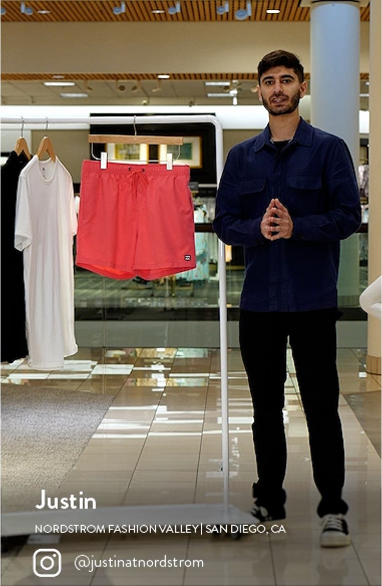 All Day Layback Swim Trunks, sales video thumbnail