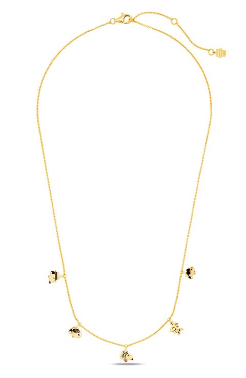 x Peanuts® Snoopy & Woodstock Charm Station Necklace