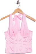 Princess Polly Ashley Mesh Strap Halter Top