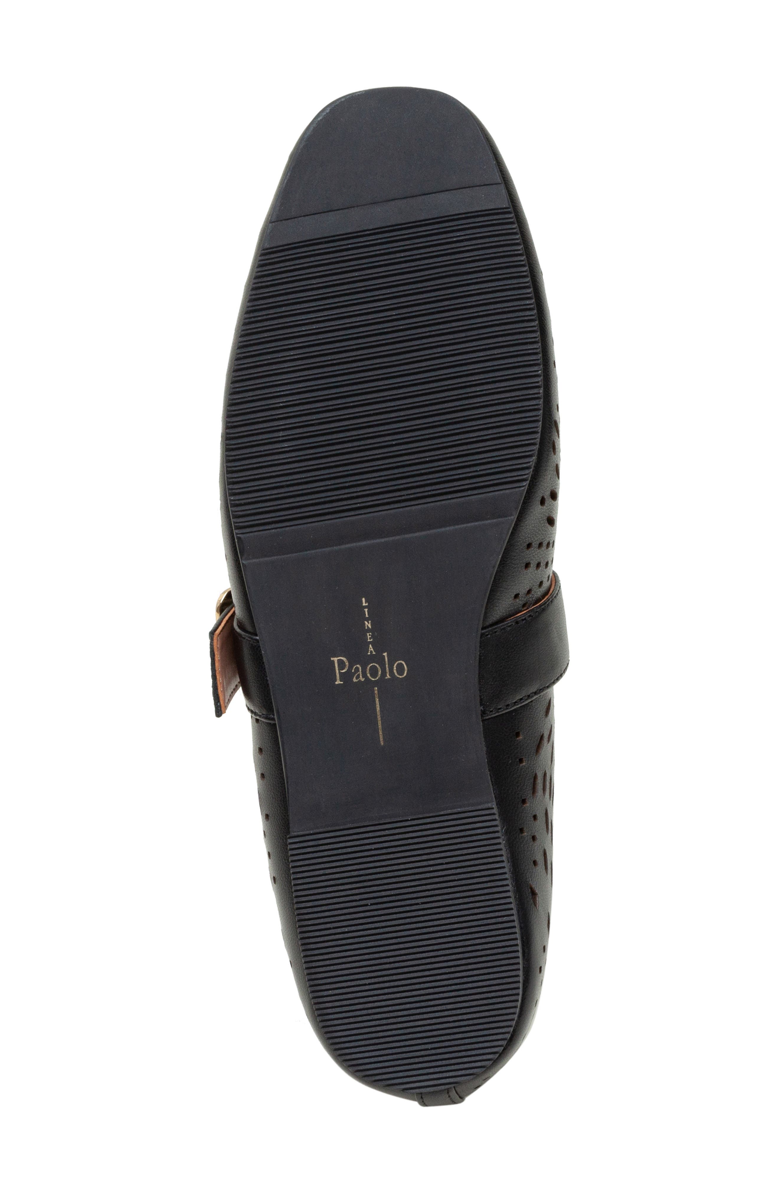 Linea Paolo Miller Mary Jane Flat, Alternate, color, Black