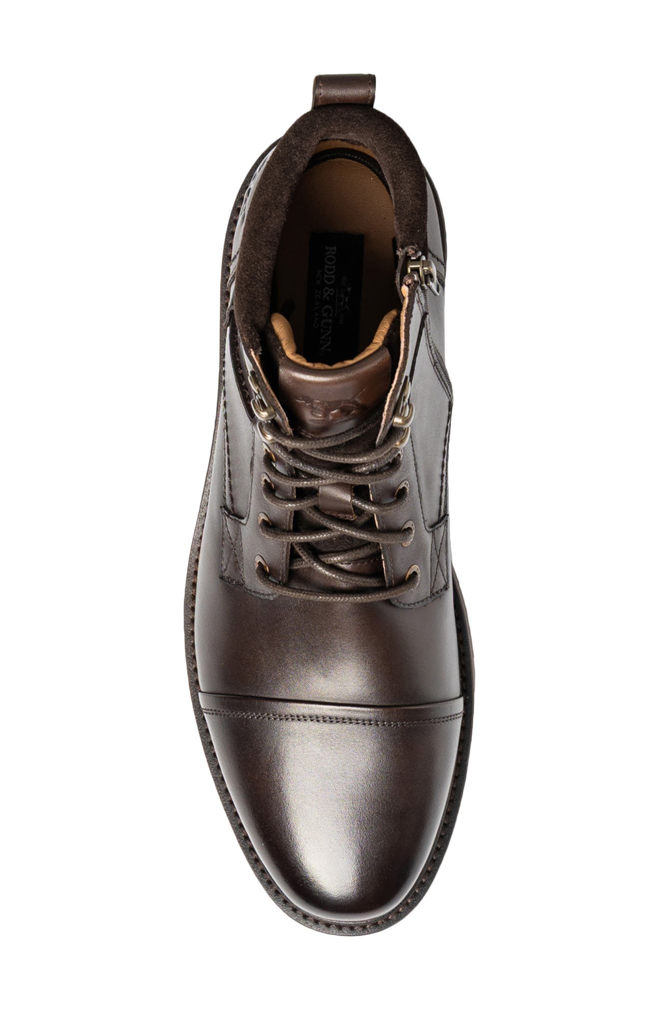 Brookdale Military Boot, Alternate, color, CHOCOLATE