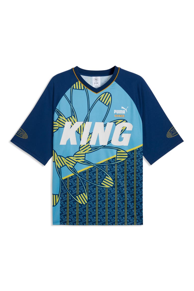 KING Extravaganza Jersey T-Shirt, Alternate, color, VIBRANT BLUE