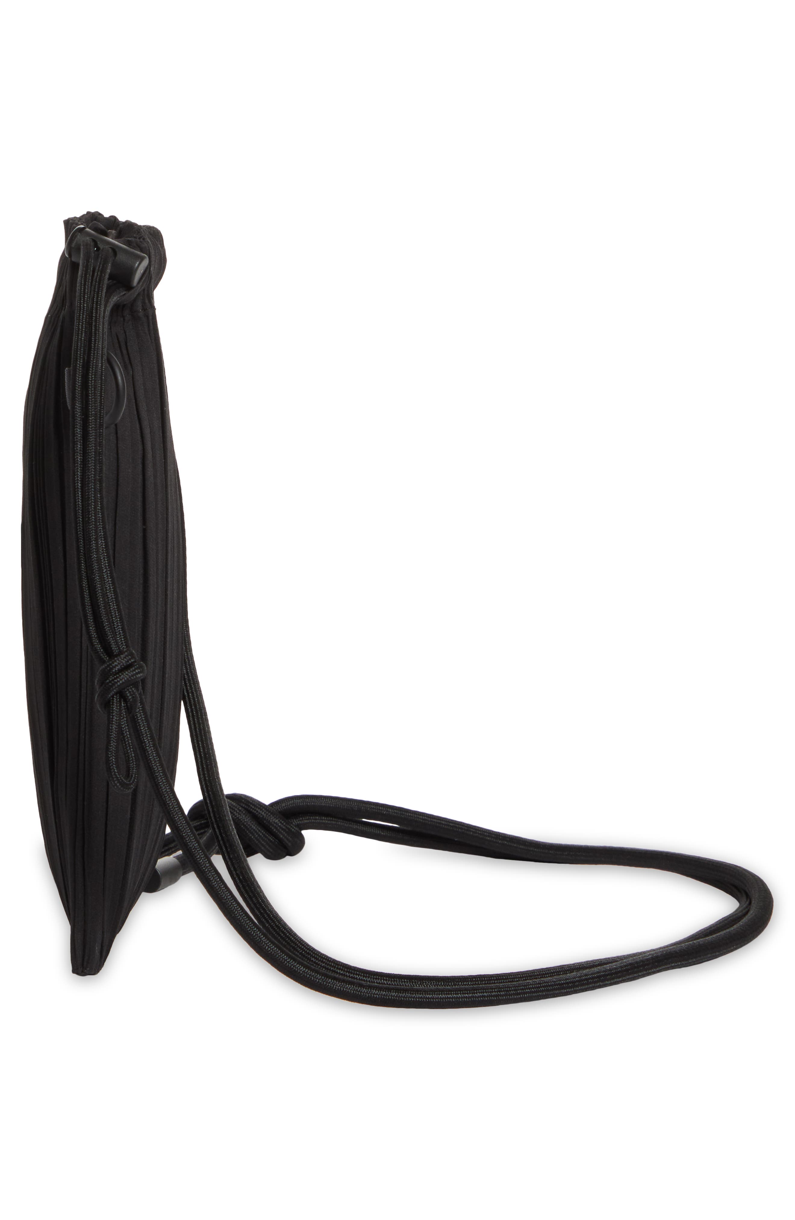 Pleats Please Issey Miyake Mini Pleated Pouch Crossbody Bag, Alternate, color, 